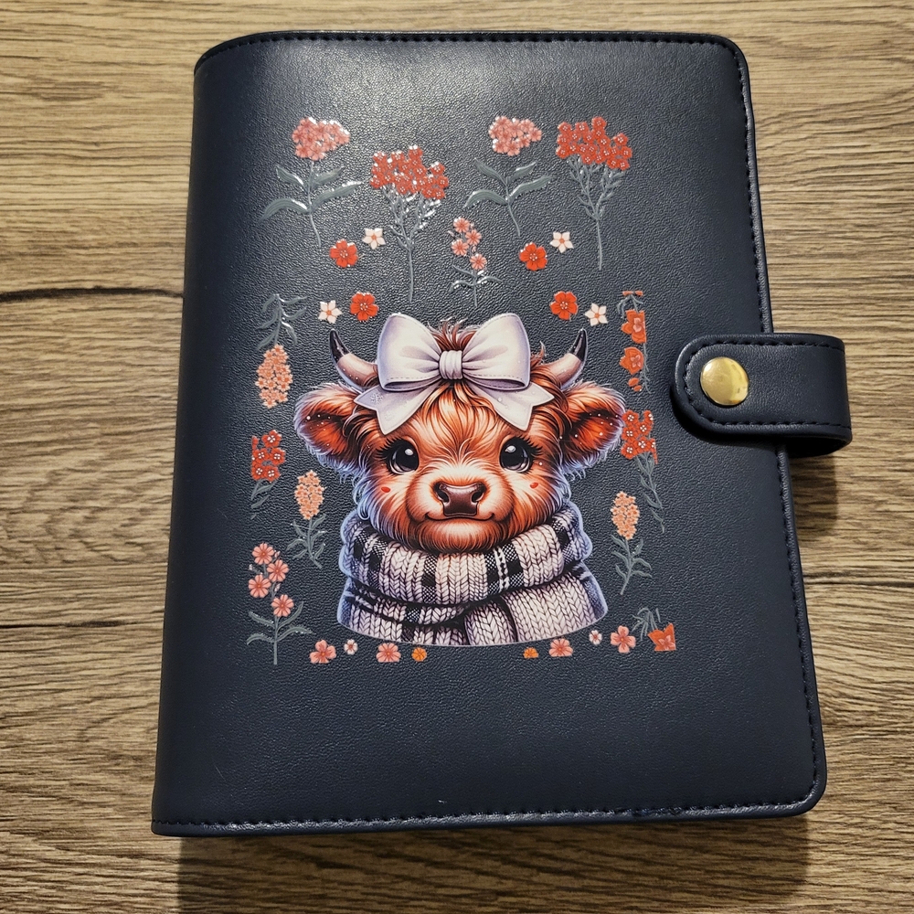 Kids Cute Cow Design Notebook Cover